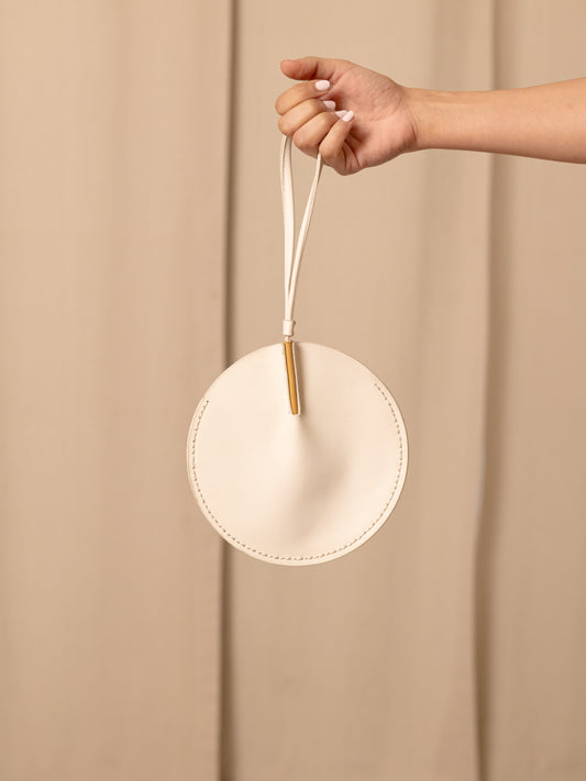 The Round Bag - White